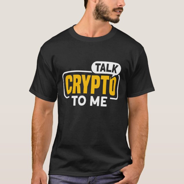 Kryptovaluta för Bitcoin Miner and Trader 1 T Shirt (Framsida)