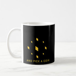 Kryptovalutablockkedja gör din egen forskningssida kaffemugg