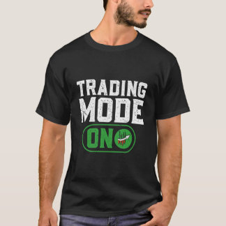 Kryptovalutahandlarens investerare "handelsläge på t shirt
