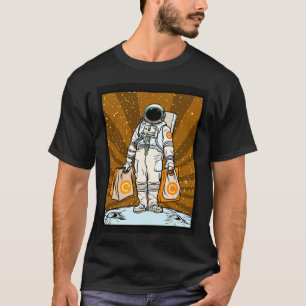 Kryptovalutasamtal till Måne CEL Celsius Space T Shirt