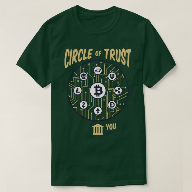 Kryptovalutor T Shirt (Design framsida)
