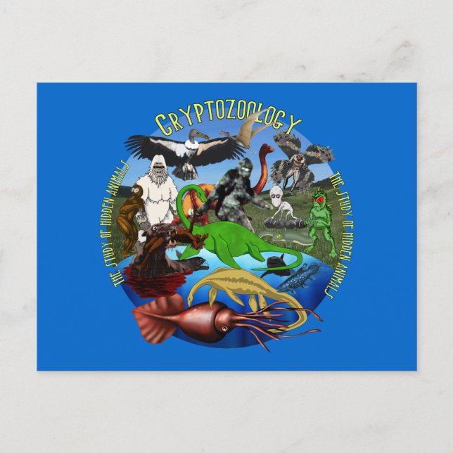 Kryptozologi Vykort (Framsida)