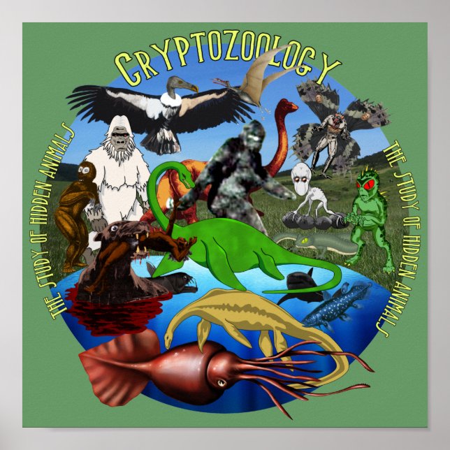 Kryptozoologi Skriv ut Poster (Framsidan)