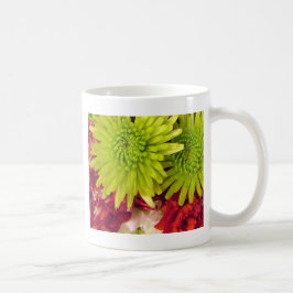 krysantemablommor kaffemugg