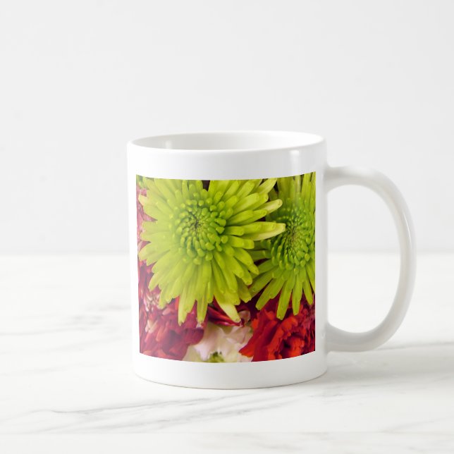 krysantemablommor kaffemugg (Höger)