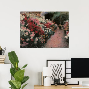 Krysantemum av Dennis Bunker Miller, Fina Konst Poster