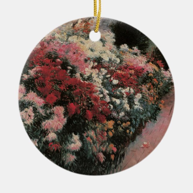 Krysantemum av Dennis Bunker Miller, Fine Art Julgransprydnad Keramik (Framsidan)