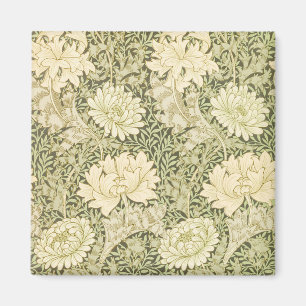 Krysantemum av William Morris, Vintagekonst Magnet