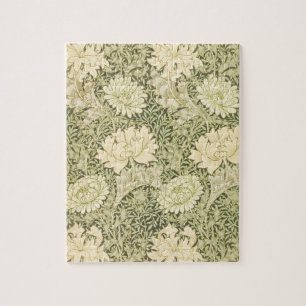 Krysantemum av William Morris, Vintagekonst Pussel