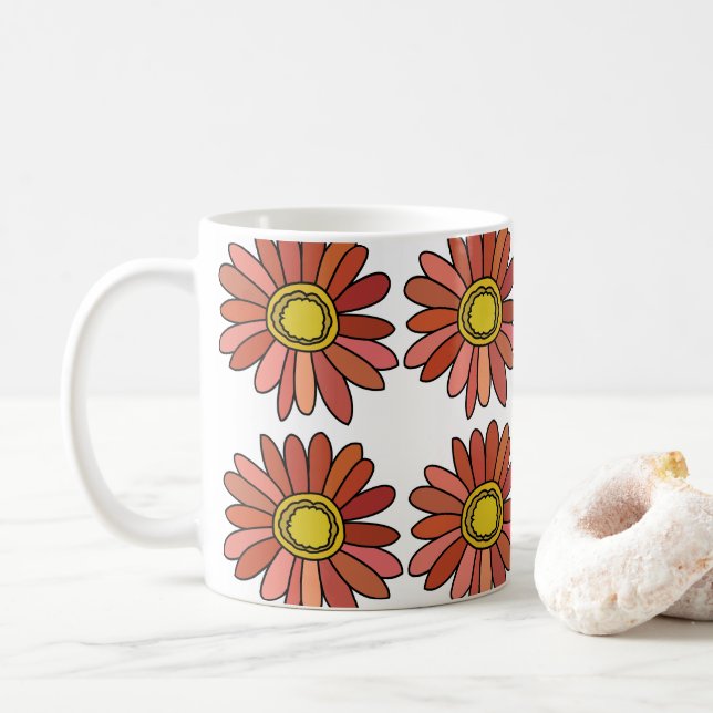 Krysantemum Blomma Blommig Krysantemum Kaffemugg (Med munk)