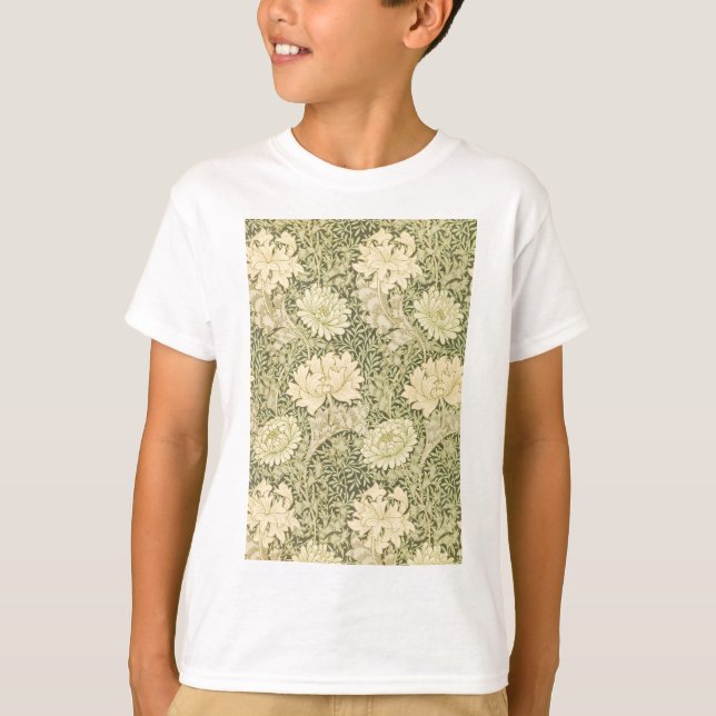 Krysantemum Blommönster (av William Morris) T Shirt (Framsida)