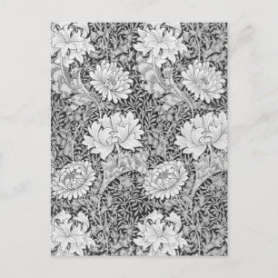 Krysantemum Gray, William Morris Vykort