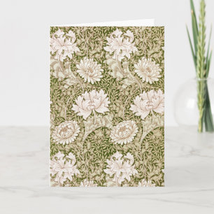 Krysantemum Guld, William Morris Kort