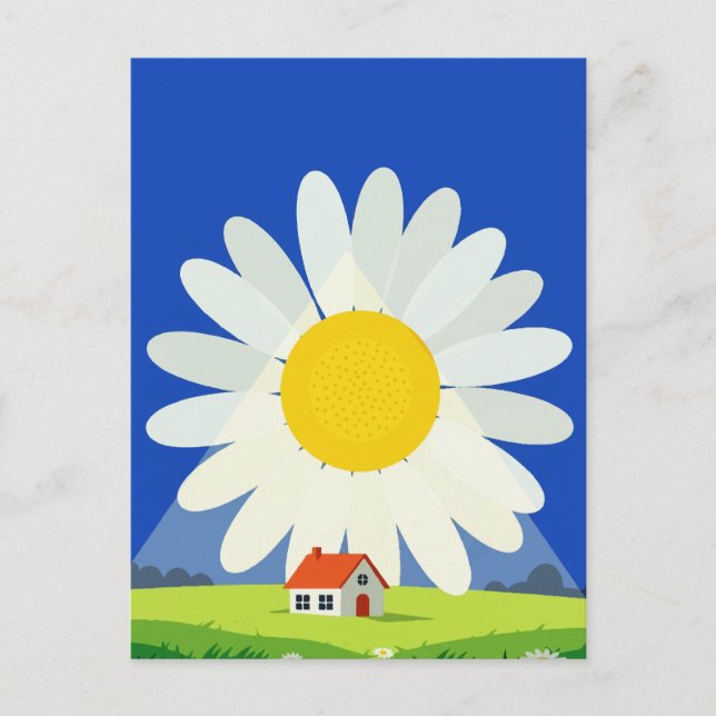 Krysantemum Helg Vykort (Framsida)