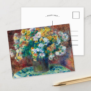 Krysantemum Renoir Vykort
