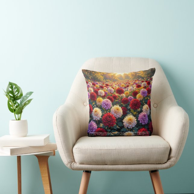 Krysantemum Symbolik Kudde (Stol)