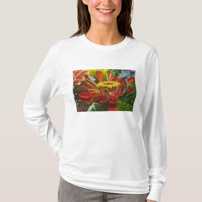 Krysantemumblomma Tee (Framsida)