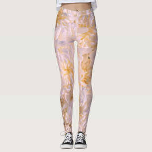 krysantemumblomning leggings