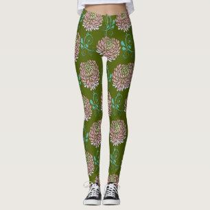 krysantemumvirvlar leggings