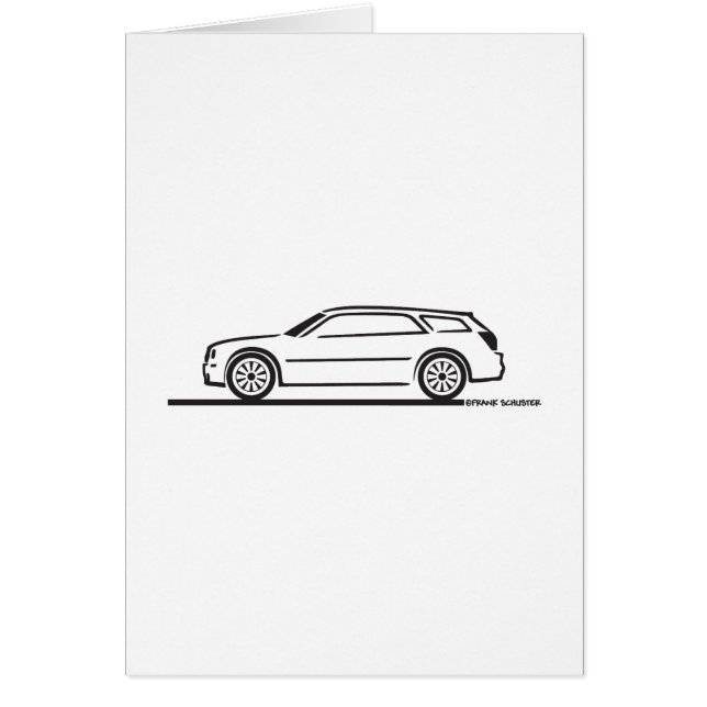 Krysler 300 hälsningskort (Framsidan)