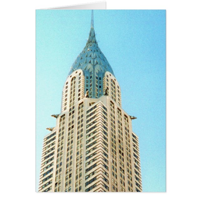 kryslerkonst deco hälsningskort (Framsidan)