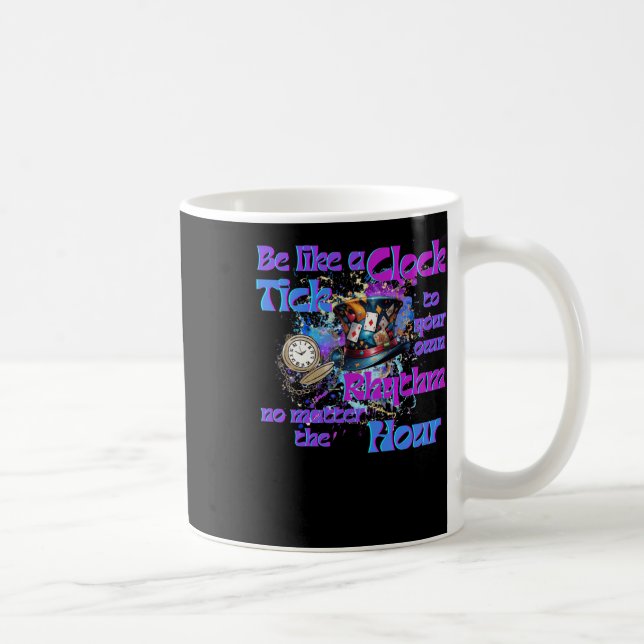 Kryssa för din egen rytmlåsdesign kaffemugg (Höger)
