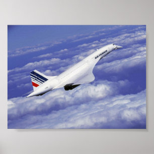 Kryssa omkring Concorde Poster