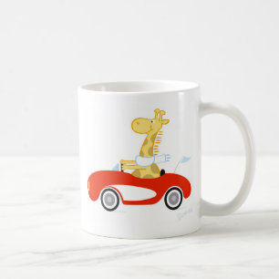 Kryssa omkring giraffet kaffemugg