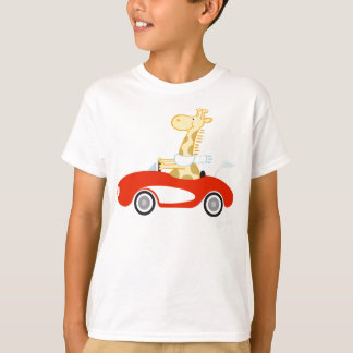 Kryssa omkring giraffet tee shirt