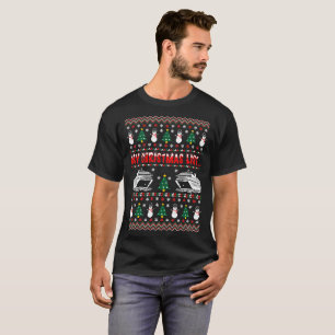 Kryssa omkring min jul lista den fula t-shirt