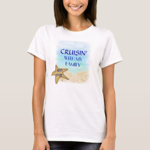 KRYSSA OMKRING TSHIRTS FÖR FAMILJ