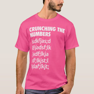 Kryssa Siffror Roligt Coolt Skit Humor Förhandsver T Shirt