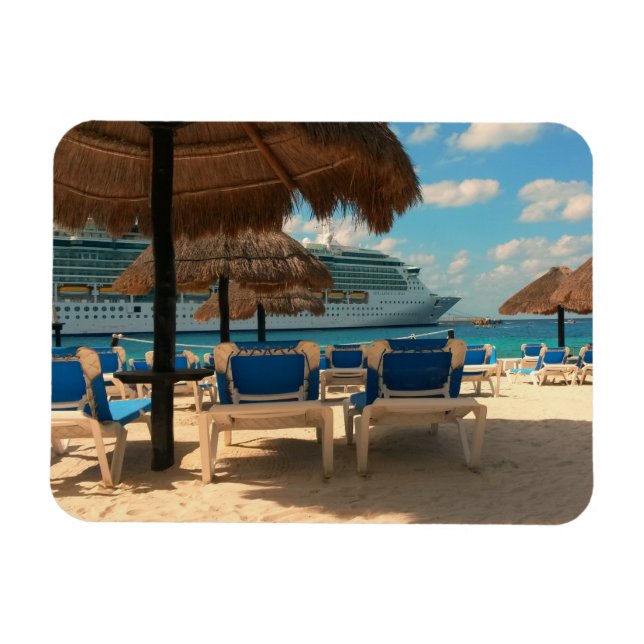 Kryssande Frakt i Karibien Magnet (Horisontell)