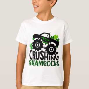 Kryssande Shamrocks Lastbil Patrick-dagen T Shirt