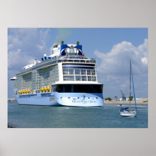 Kryssande Väster Sailing Öster Poster