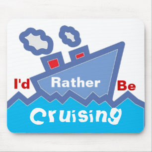 Kryssar omkring ganska Mousepad Musmatta