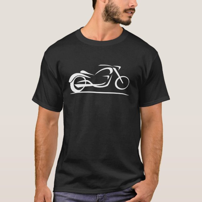 kryssarestil 2 i vit tee shirt (Framsida)