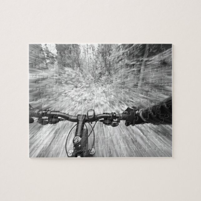 Kryssning av en buff sektion i singletrack 2 pussel (Horisontell)