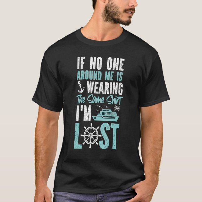 Kryssning av Frakt, vänskaplig familj om ingen T Shirt (Framsida)