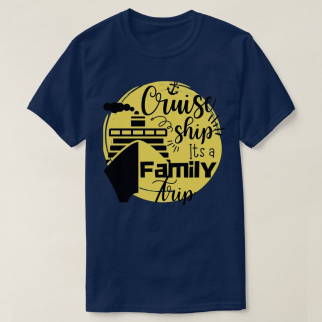 Kryssning av Frakten till en Resa Cruise Frakt Quo T Shirt (Design framsida)