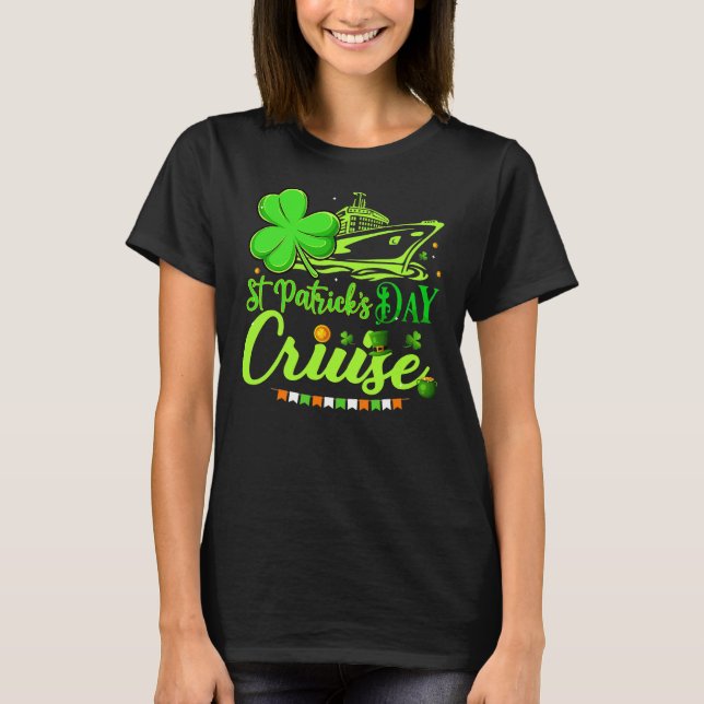 Kryssning av lycklig St patrick's day-Frakt T Shirt (Framsida)