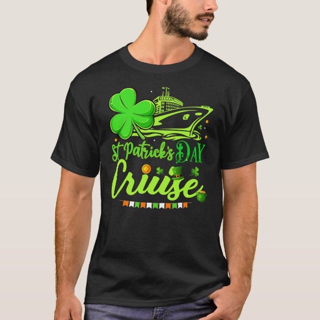 Kryssning av lycklig St patrick's day-Frakt T Shirt (Framsida)