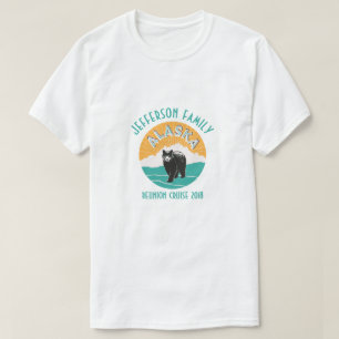 Kryssning för Alaska familjmöte T-shirt
