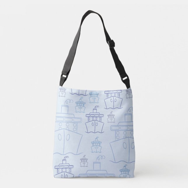 Kryssning, frakt axelväska (Baksida)