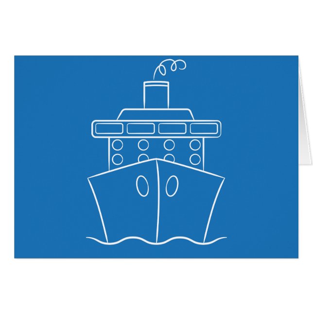 Kryssning, frakt OBS kort (Framsidan Horizontal)