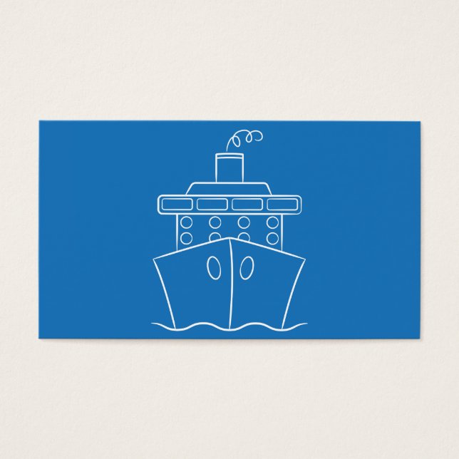 Kryssning, frakt visitkort (Framsidan)