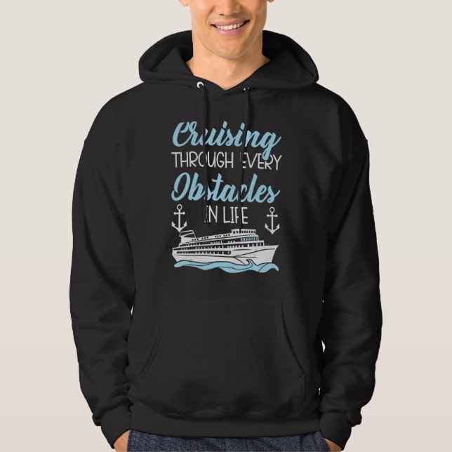 Kryssning genom varje hinder i Life Hoodie (Framsida)