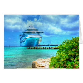 Kryssning Hälsningskort