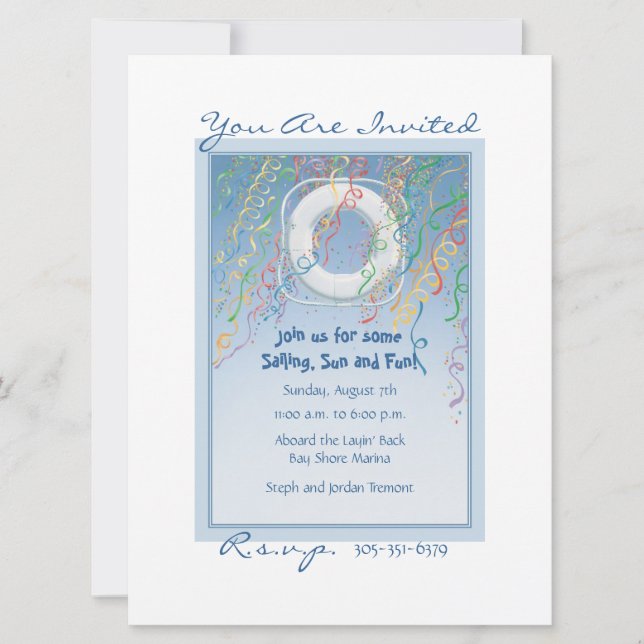 Kryssning © inbjudningar (Framsida)