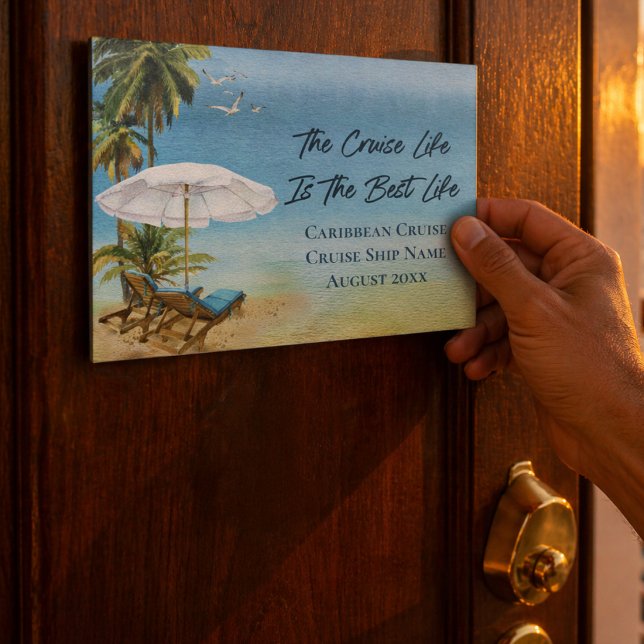 Kryssning Karibien Hytter Dekoration Dörrmarkör (Cruise Ship Decorating Idea. Cruise ship magnet. Caribbean, other cruises. Find your cabin door.  )